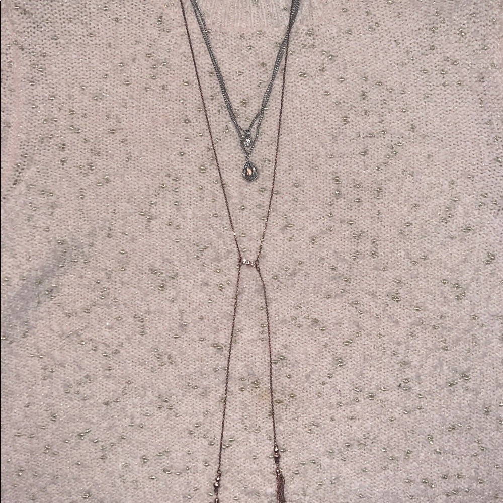 Set of 2 Charming Charlie necklaces